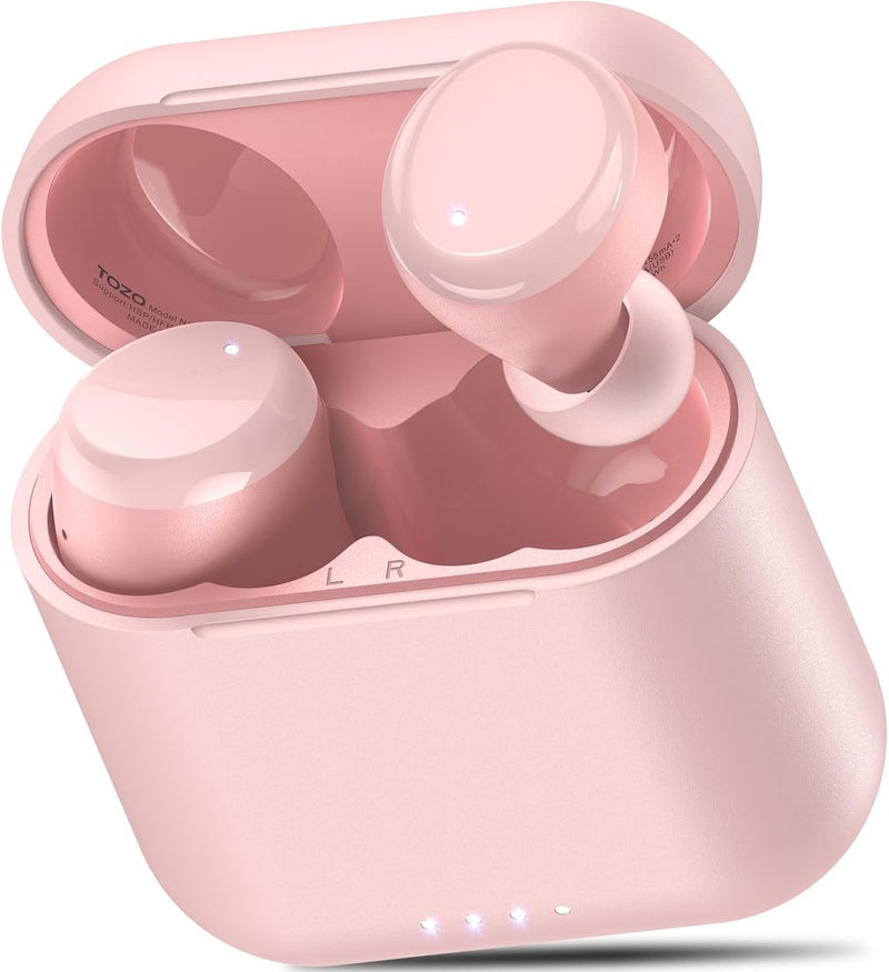 TOZO T6 Wireless Earbuds, Bluetooth 5.3 Ear Buds, Stereo Sound in Ear Headphones, 50 Hours Playtime, Wireless Charging Case, APP Customizable EQs, IPX8 Waterproof Earphones - Image 1